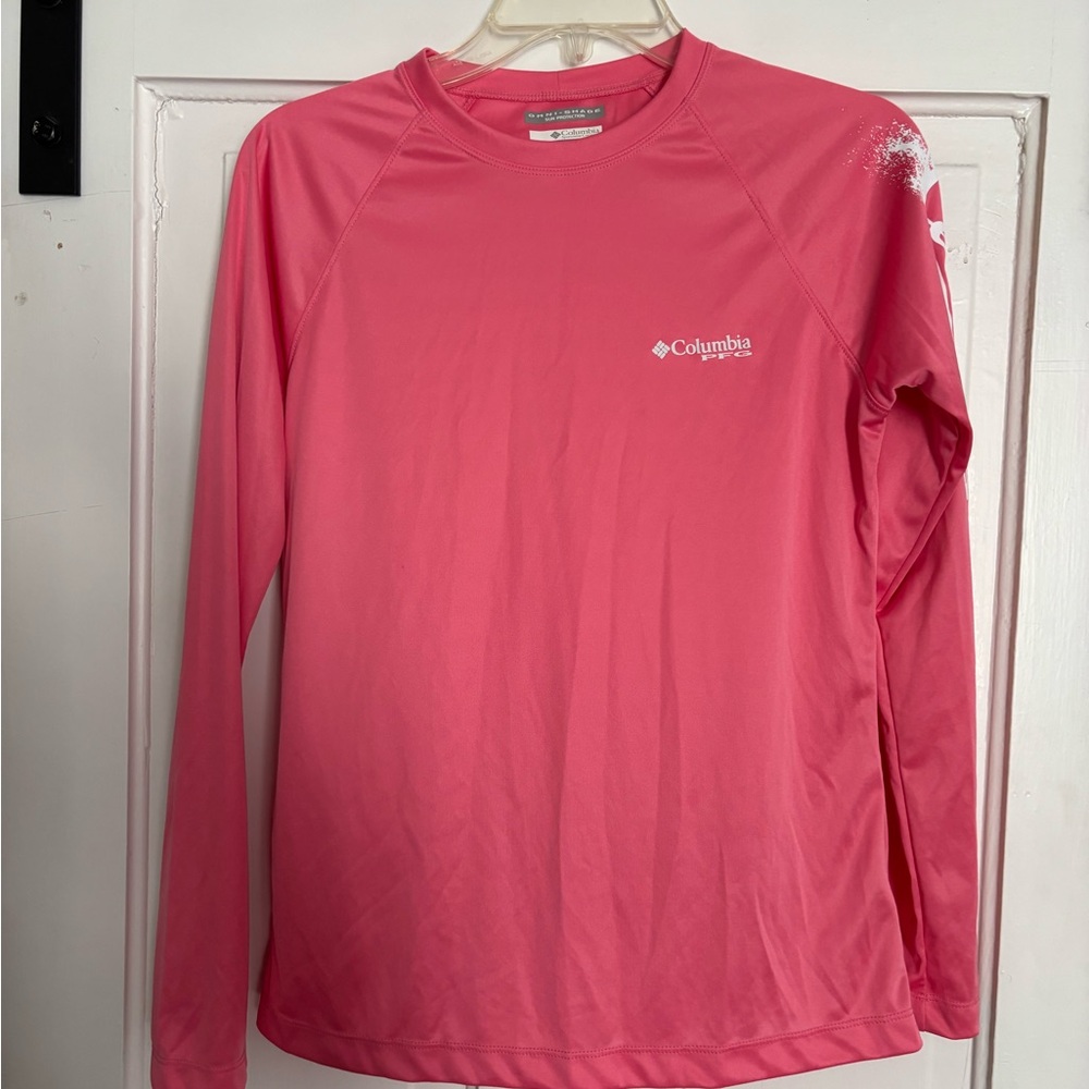 Columbia Pink Long Sleeve Shirt